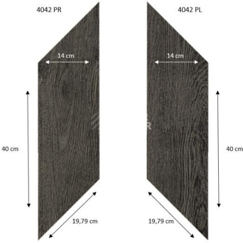 Кварцвиниловые полы Forbo Effekta Professional 0.45 4042 PRL ромб 4042 Black Fine Oak PRO фото 1 | FLOORDEALER
